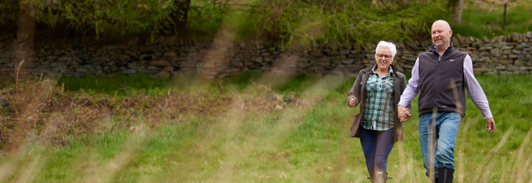 PPF member and his partner walking outside
