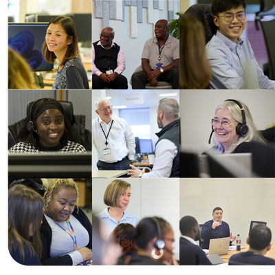 Collage of an array of PPF colleagues 