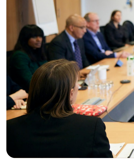 PPF Executive Committee members having a meeting